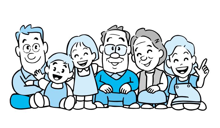 家族のイラスト