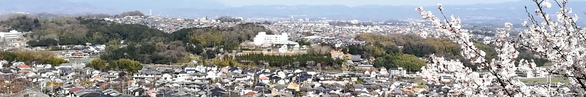 春のあすか野遠景